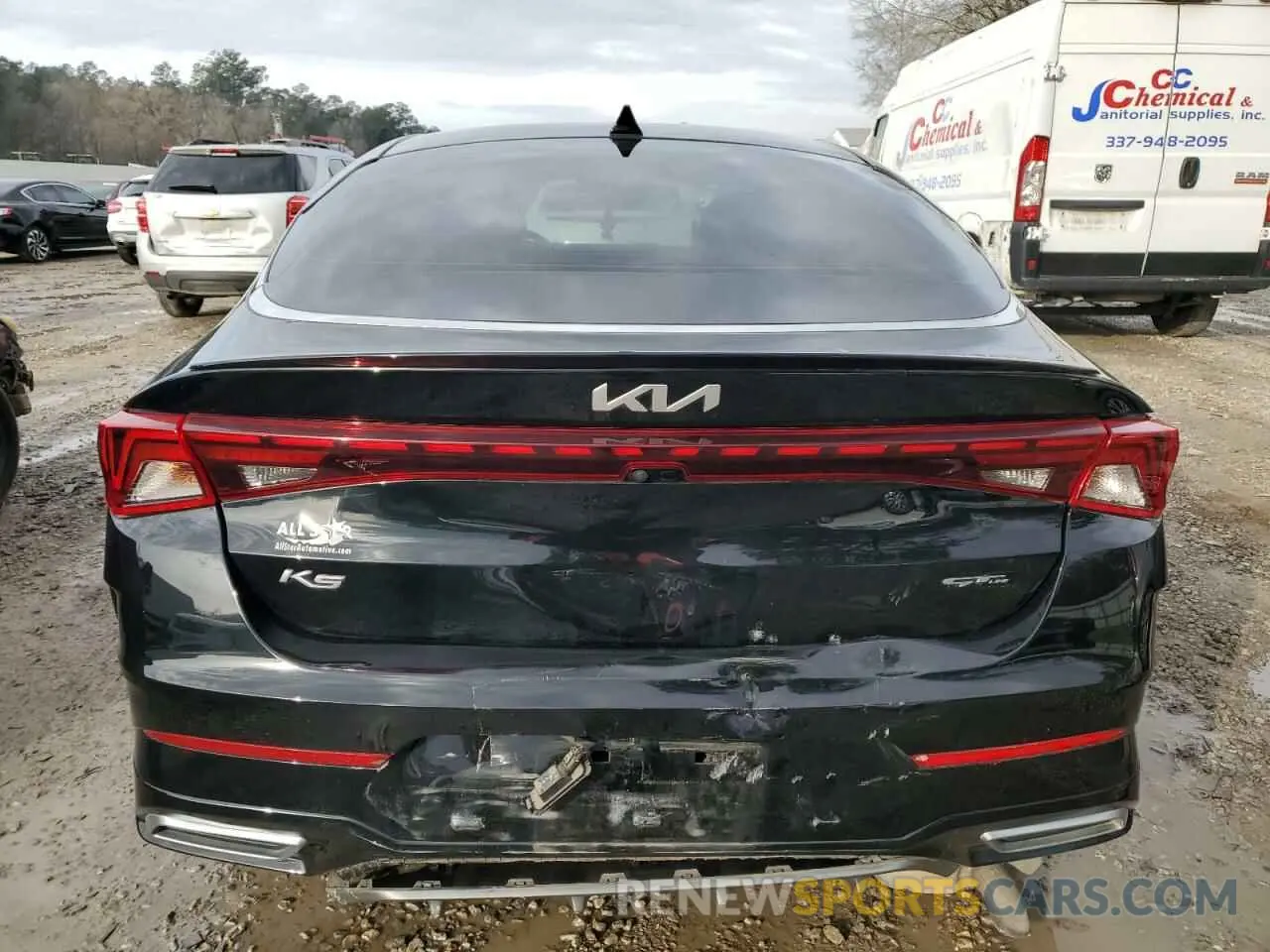 6 fotografías del automóvil dañado 5XXG64J24NG140630 KIA K5 2022