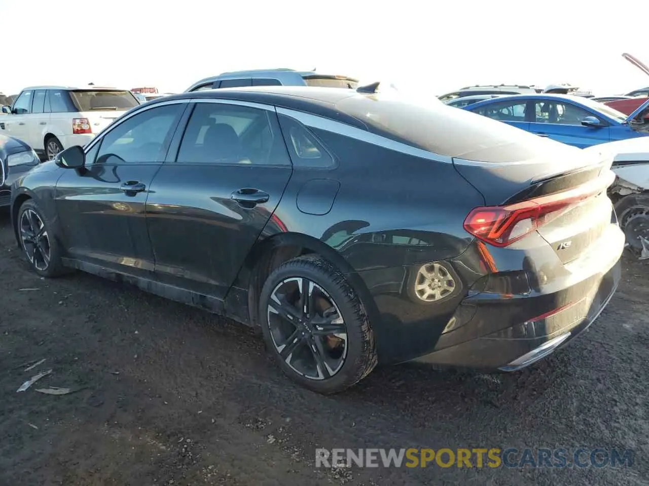 2 fotografías del automóvil dañado 5XXG64J25NG145383 KIA K5 2022