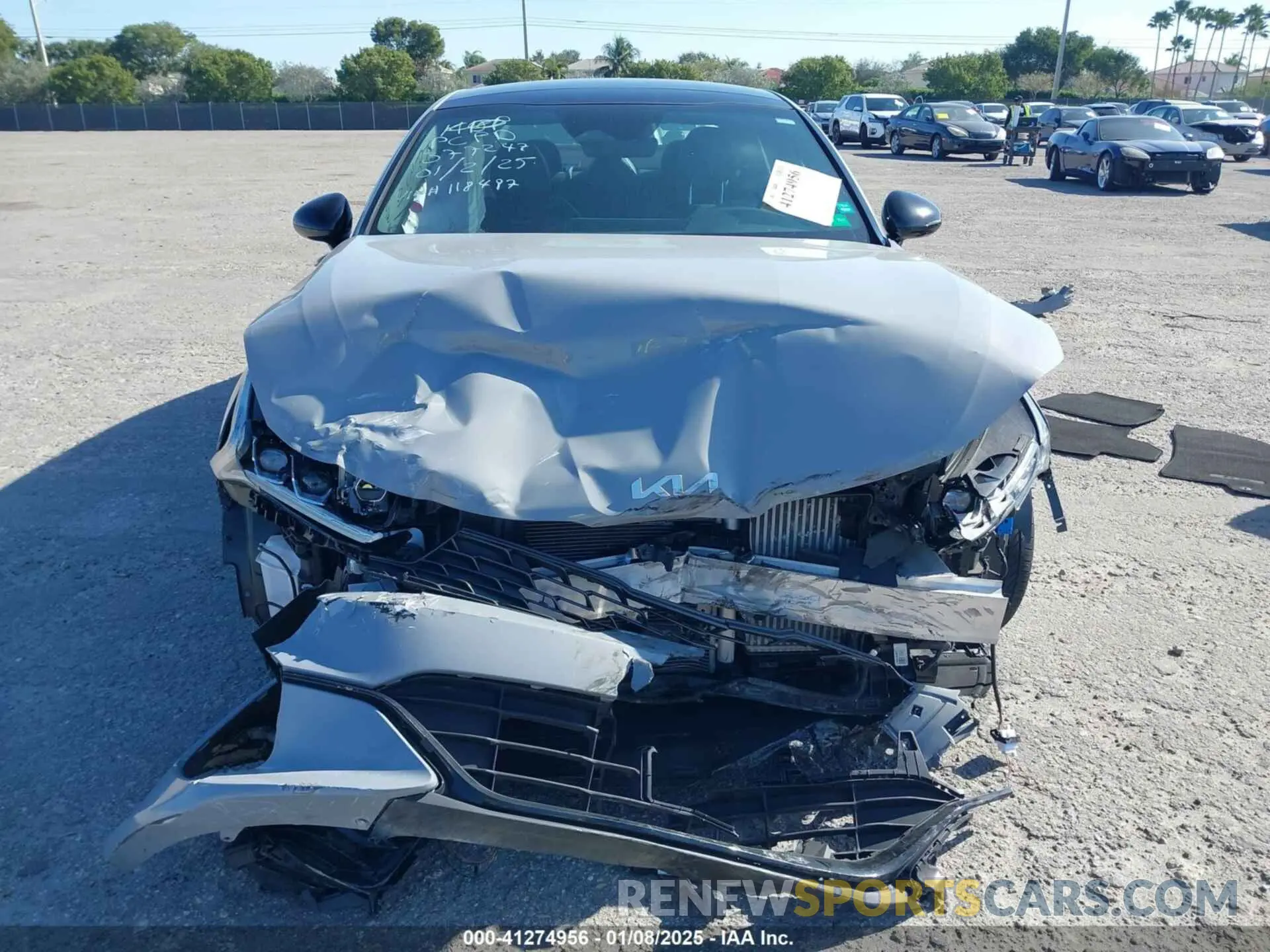 12 fotografías del automóvil dañado 5XXG64J26NG118497 KIA K5 2022