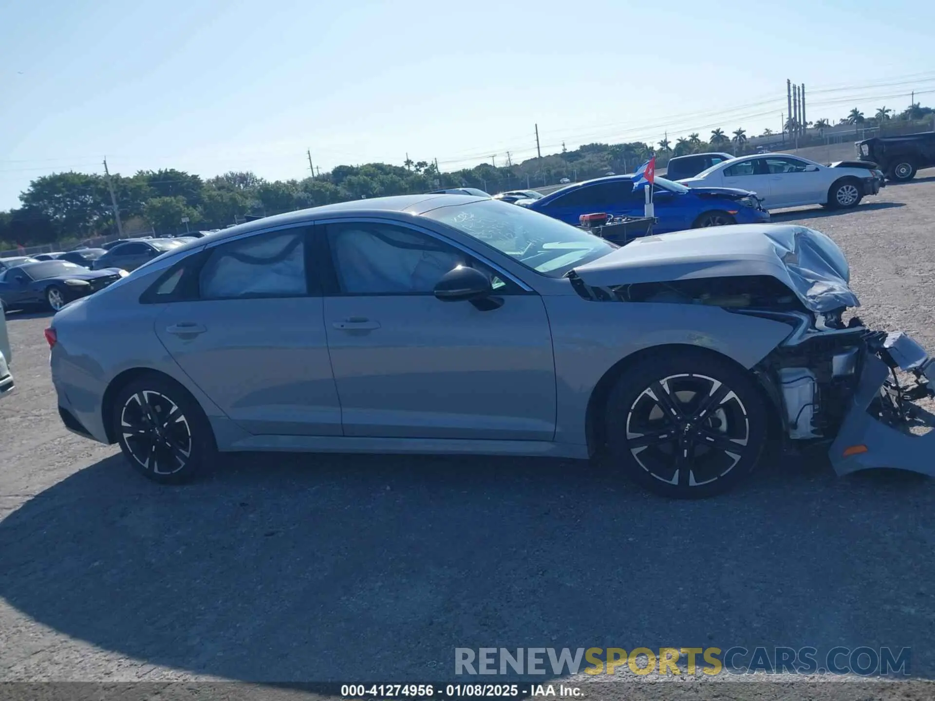 13 fotografías del automóvil dañado 5XXG64J26NG118497 KIA K5 2022