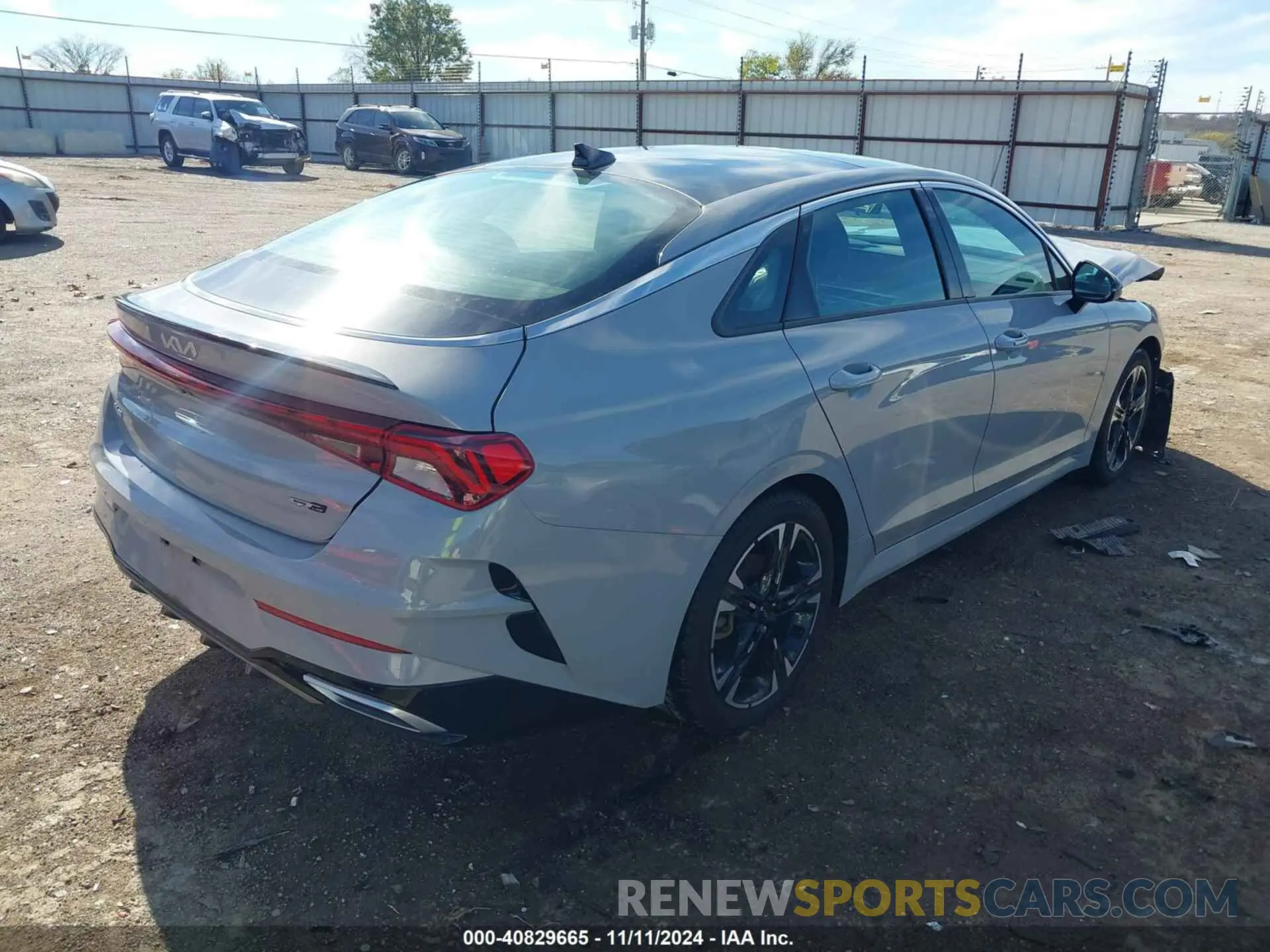 4 fotografías del automóvil dañado 5XXG64J27NG082917 KIA K5 2022