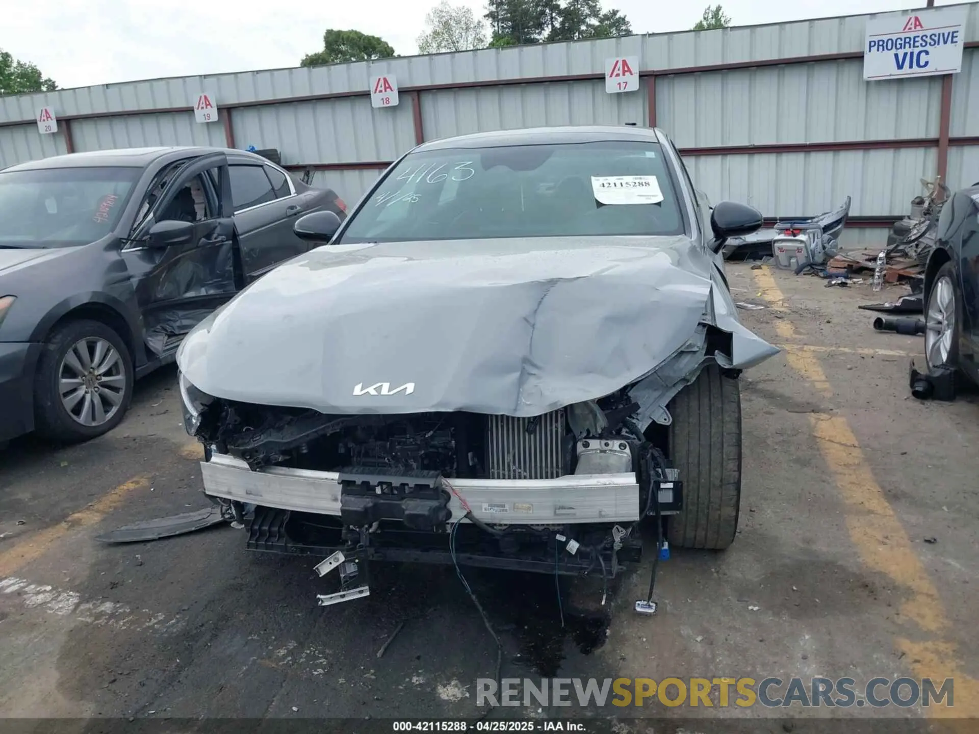 6 fotografías del automóvil dañado 5XXG64J27NG124163 KIA K5 2022