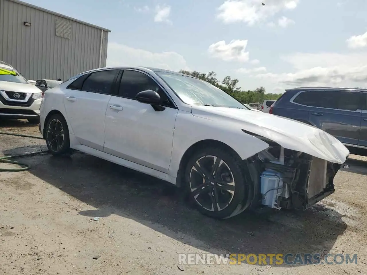 4 fotografías del automóvil dañado 5XXG64J27NG127872 KIA K5 2022