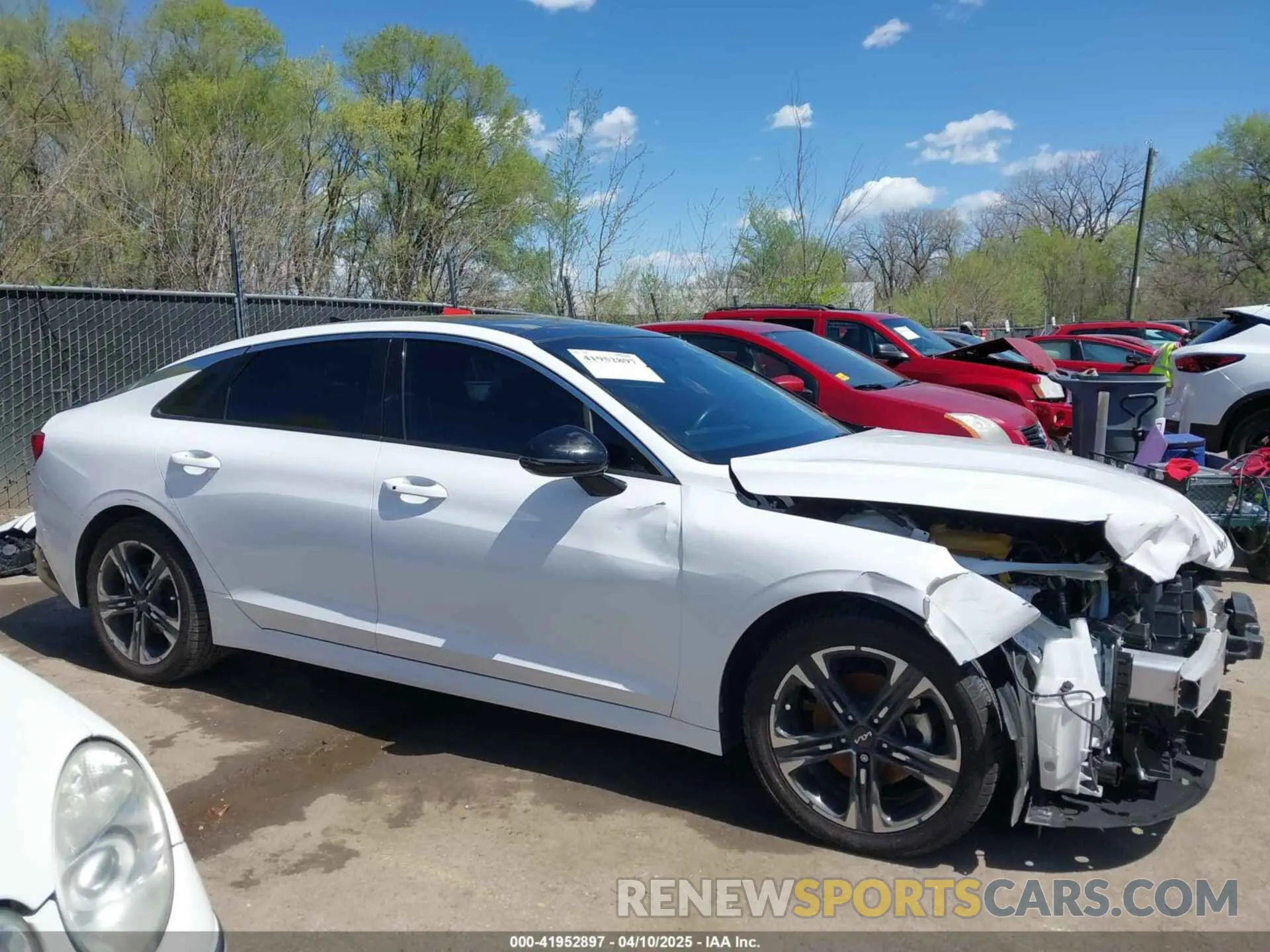 14 fotografías del automóvil dañado 5XXG64J28NG085339 KIA K5 2022