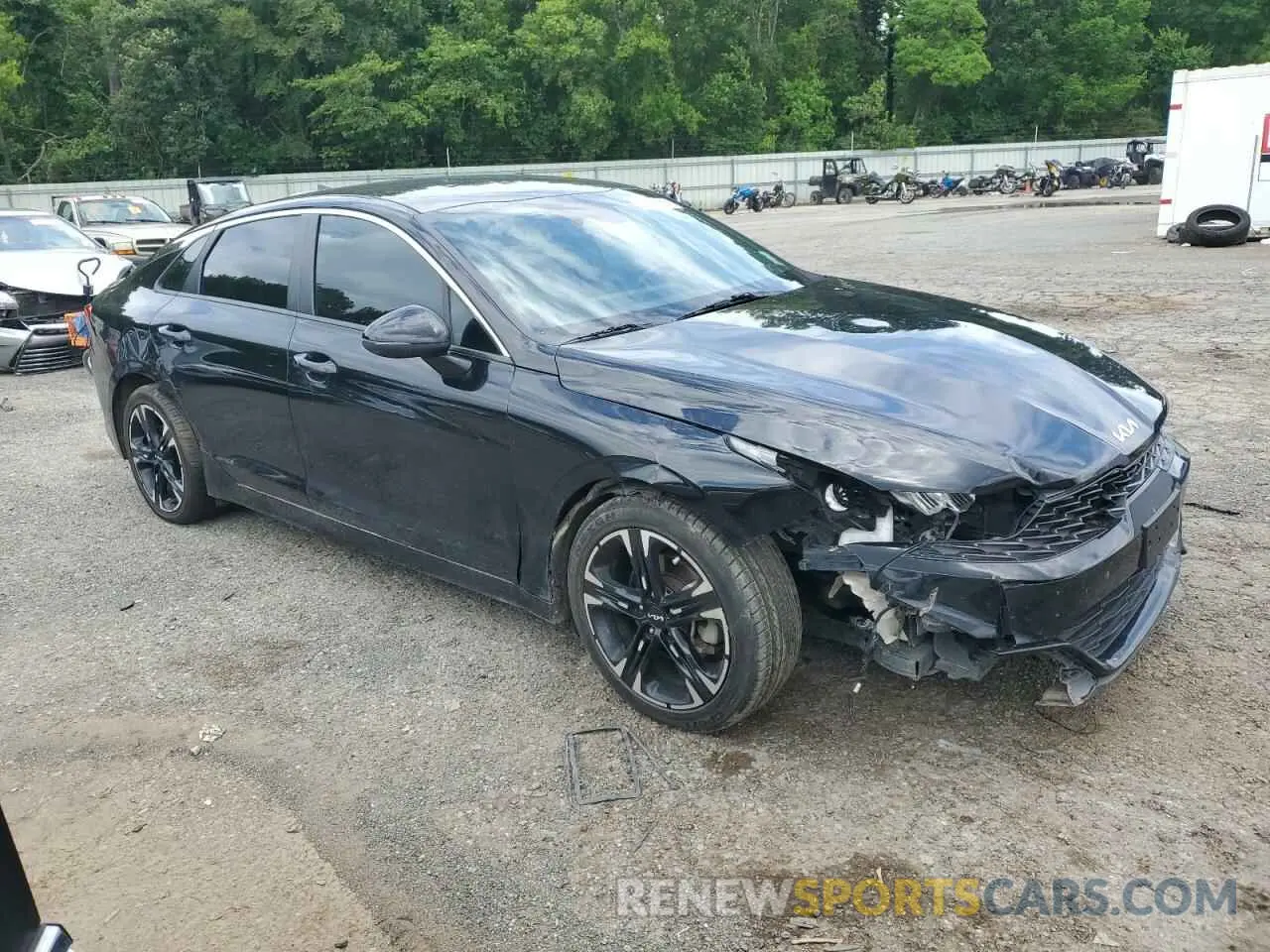 4 fotografías del automóvil dañado 5XXG64J28NG160234 KIA K5 2022