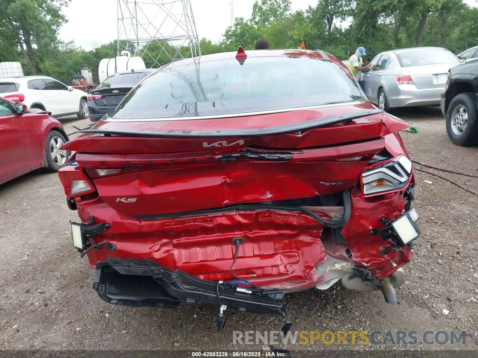 17 fotografías del automóvil dañado 5XXG64J29NG086029 KIA K5 2022