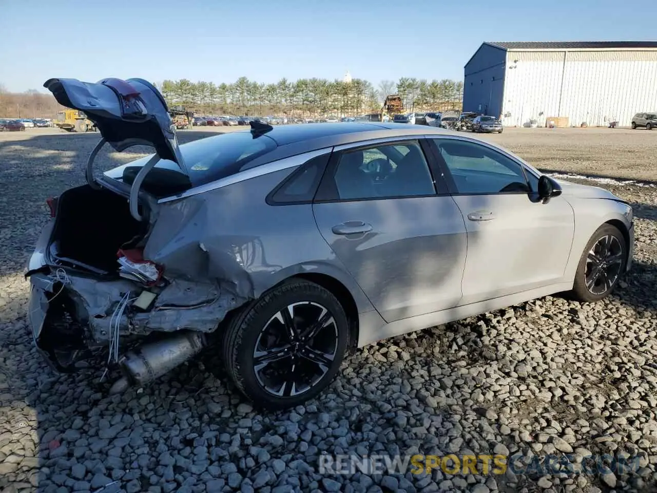 3 fotografías del automóvil dañado 5XXG64J29NG099380 KIA K5 2022