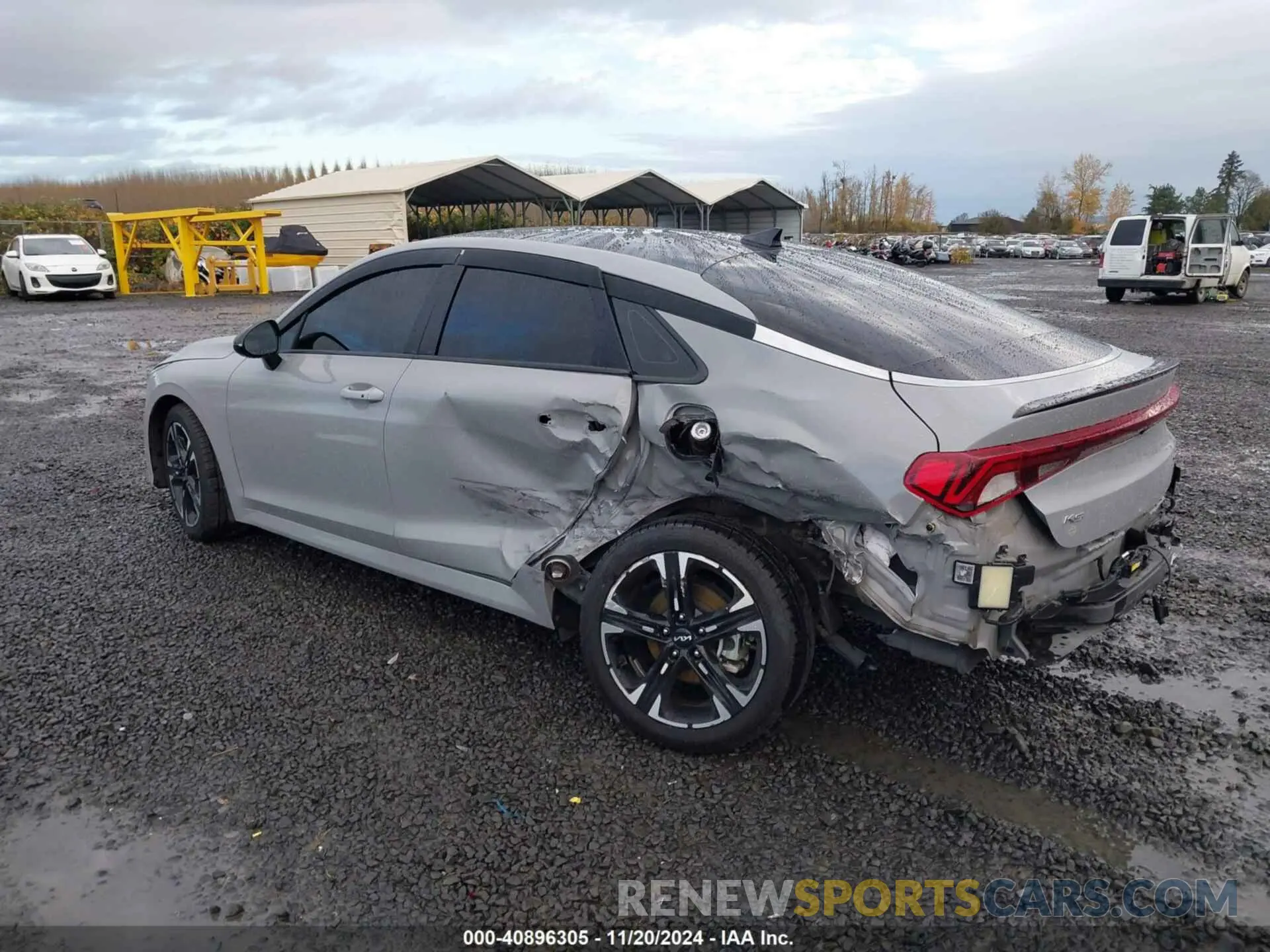 3 fotografías del automóvil dañado 5XXG64J29NG120146 KIA K5 2022