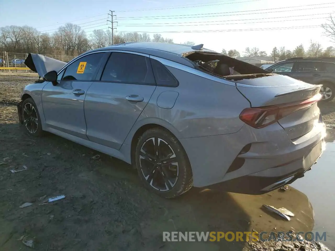 2 fotografías del automóvil dañado 5XXG64J29NG125220 KIA K5 2022