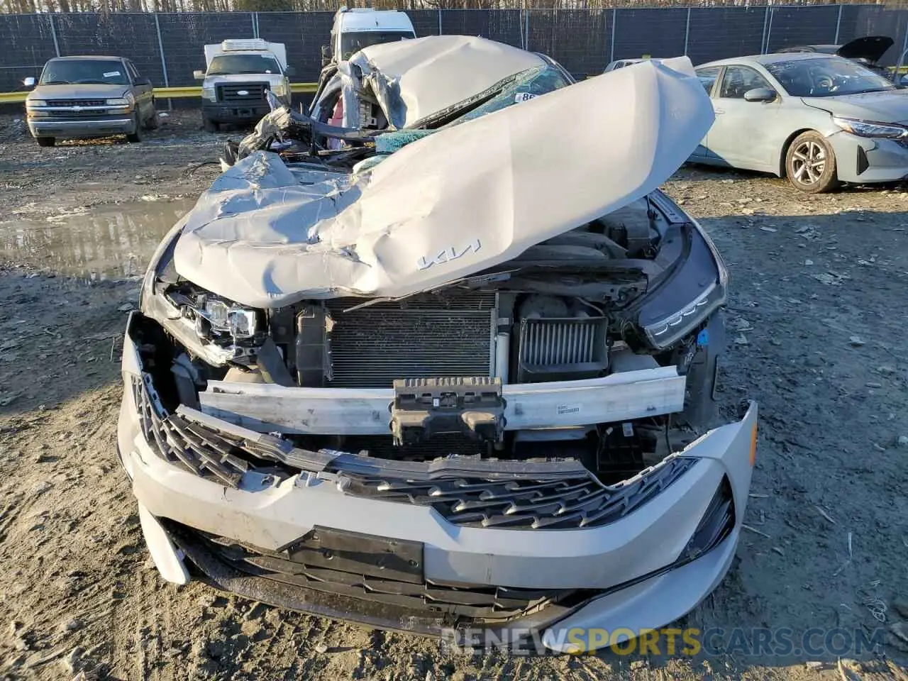 5 fotografías del automóvil dañado 5XXG64J29NG125220 KIA K5 2022