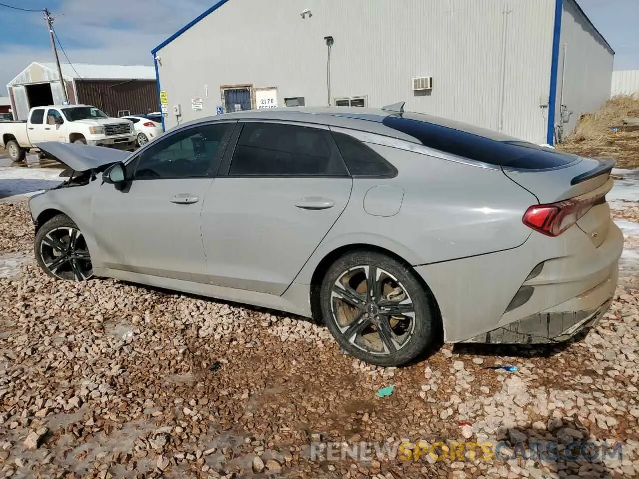 2 fotografías del automóvil dañado 5XXG64J29NG153485 KIA K5 2022
