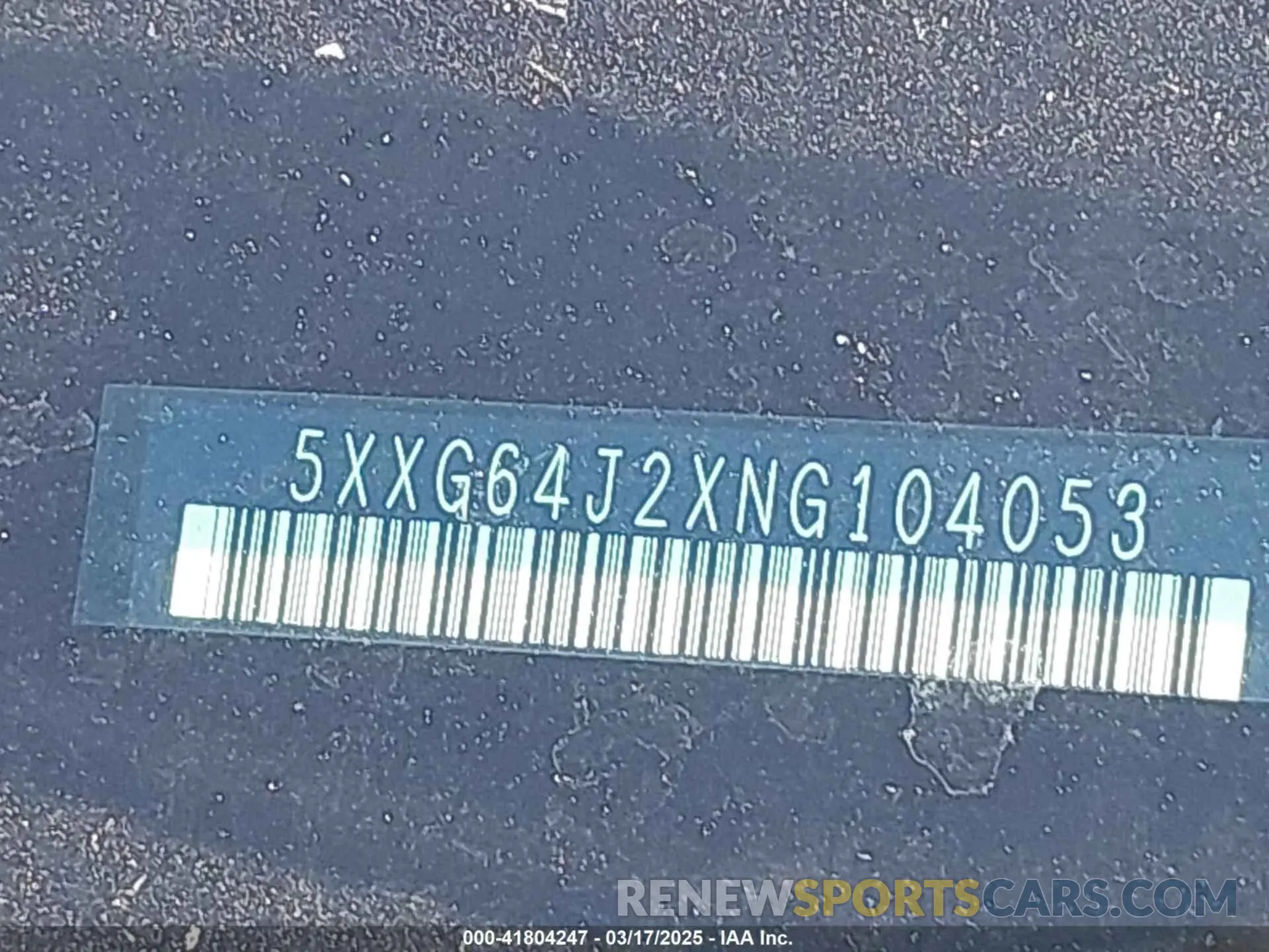 18 fotografías del automóvil dañado 5XXG64J2XNG104053 KIA K5 2022
