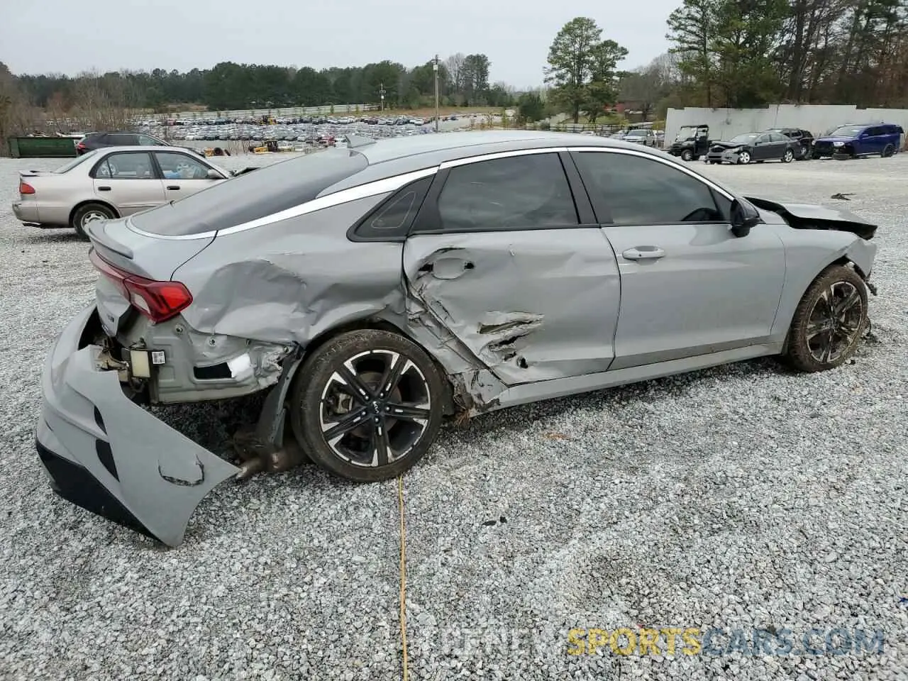 3 fotografías del automóvil dañado 5XXG64J2XNG165144 KIA K5 2022