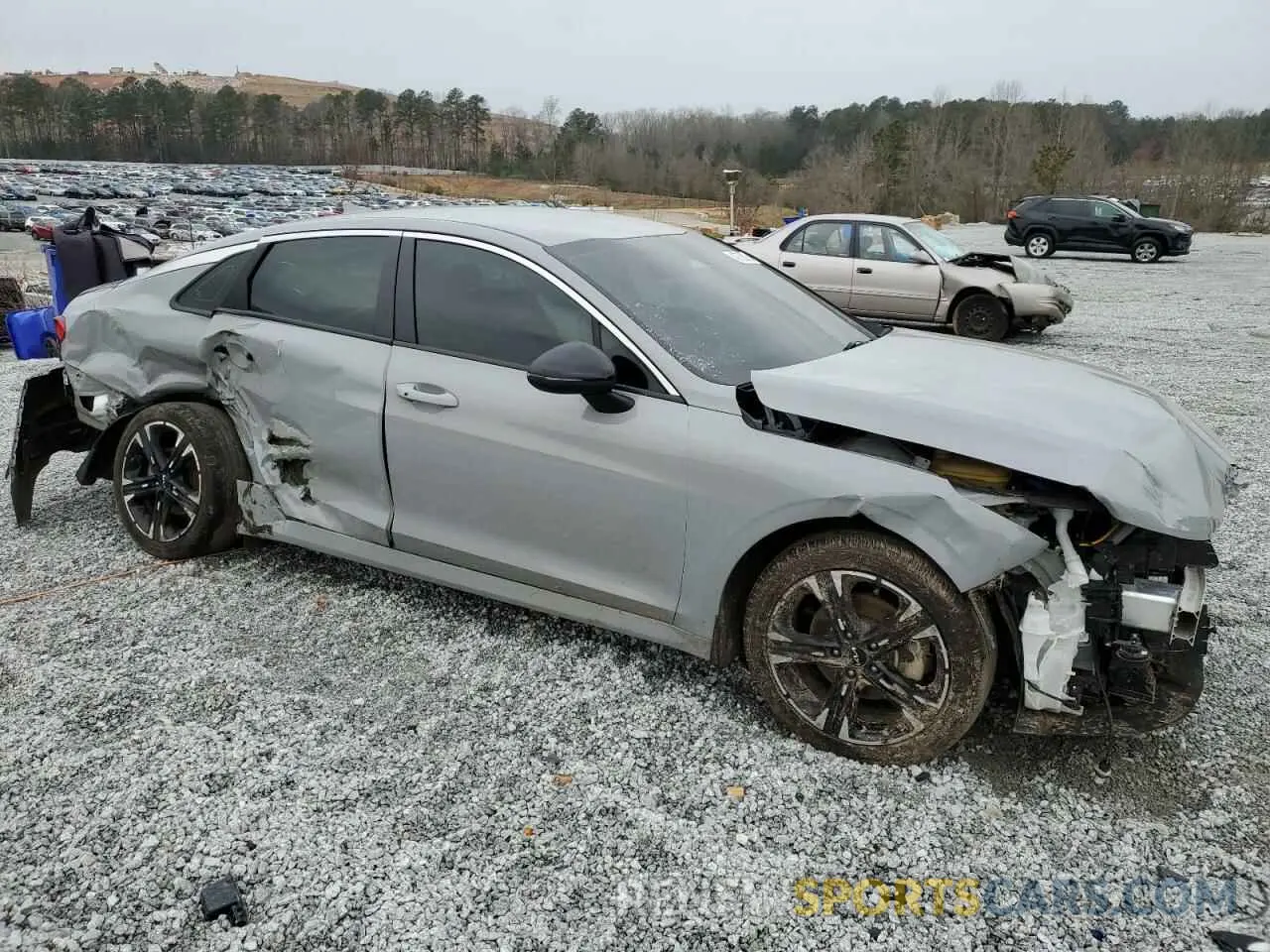 4 fotografías del automóvil dañado 5XXG64J2XNG165144 KIA K5 2022