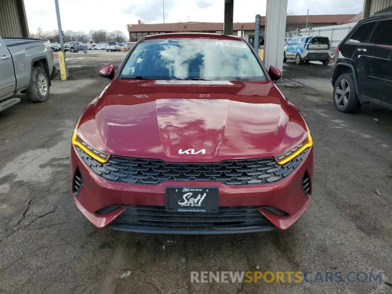 5 fotografías del automóvil dañado 5XXG14J21PG167611 KIA K5 2023
