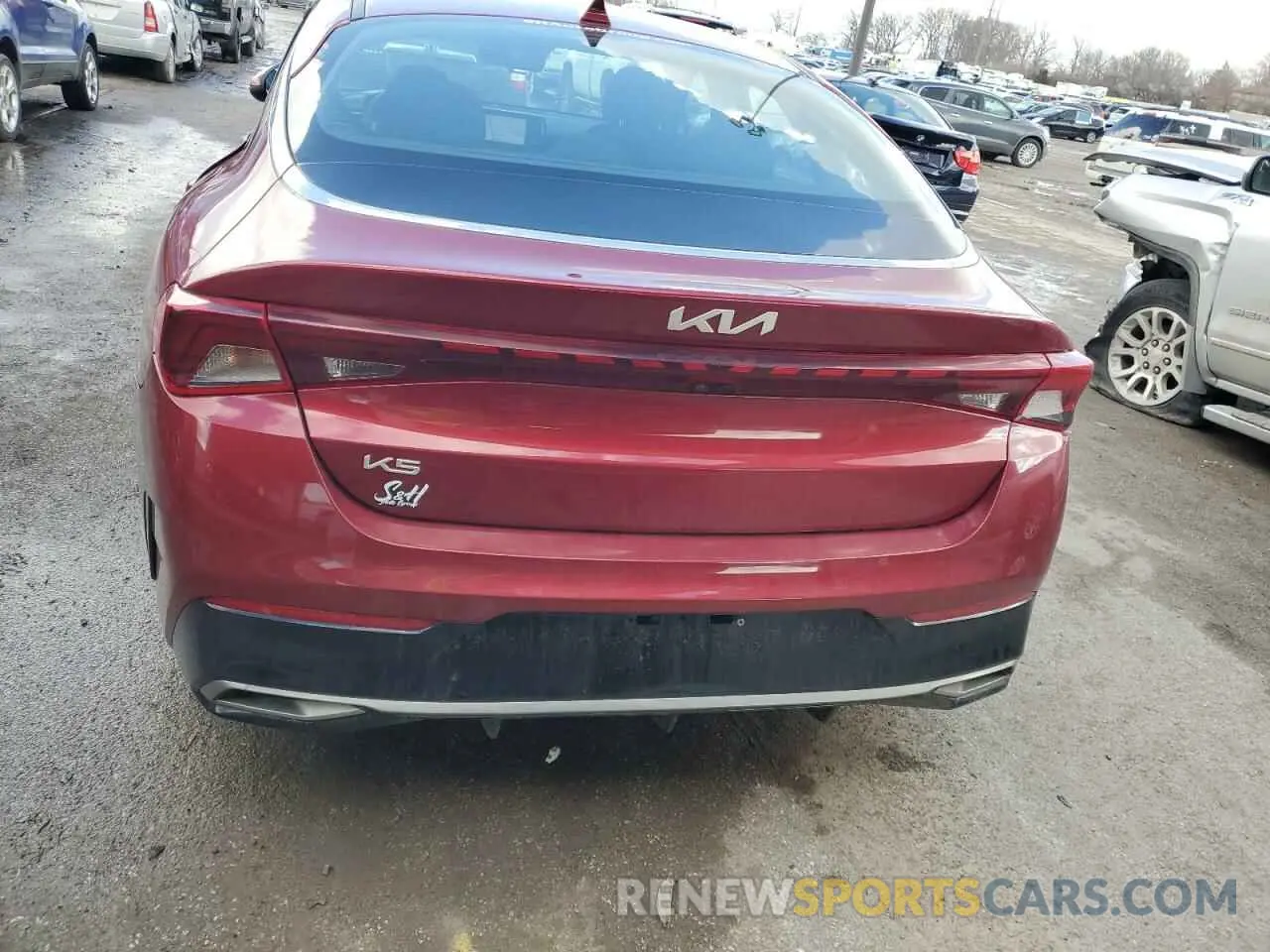 6 fotografías del automóvil dañado 5XXG14J21PG167611 KIA K5 2023