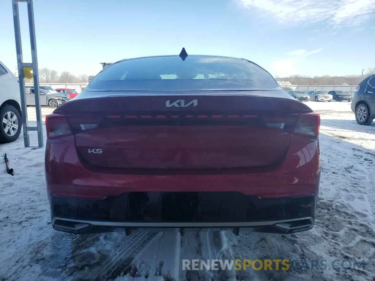 6 fotografías del automóvil dañado 5XXG14J24PG218373 KIA K5 2023