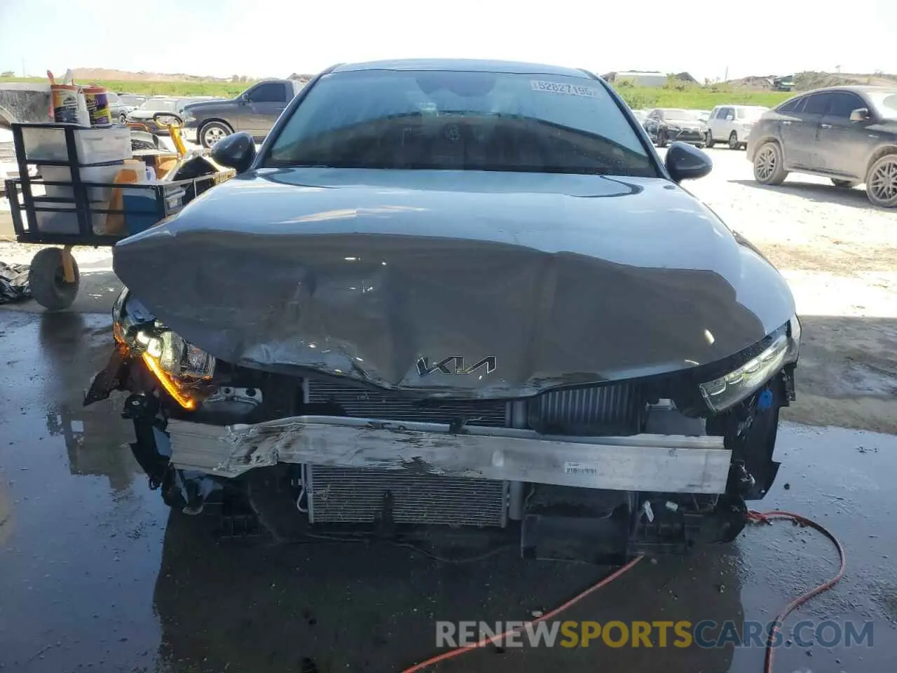 5 fotografías del automóvil dañado 5XXG14J25PG204224 KIA K5 2023