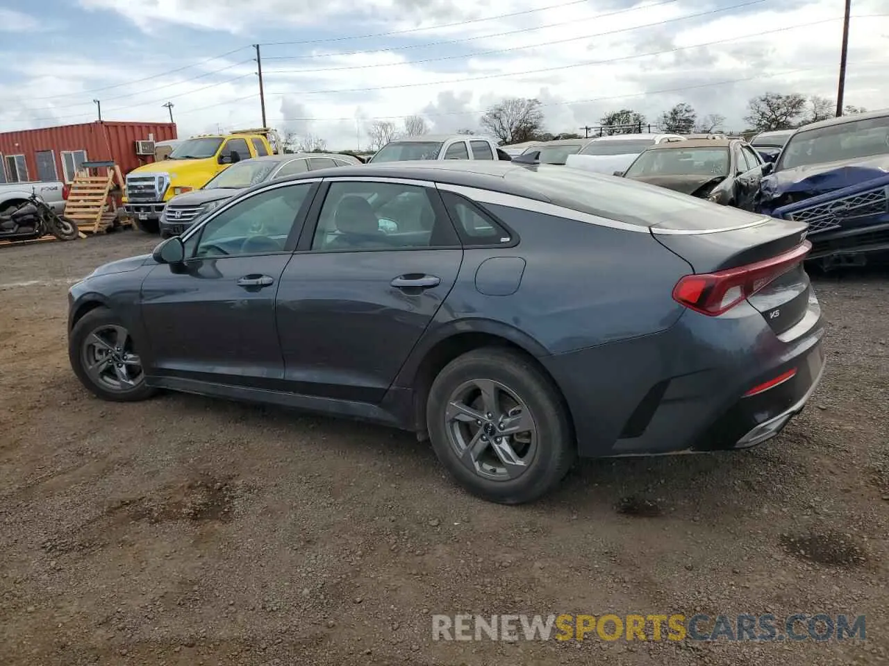 2 fotografías del automóvil dañado 5XXG14J27PG209070 KIA K5 2023