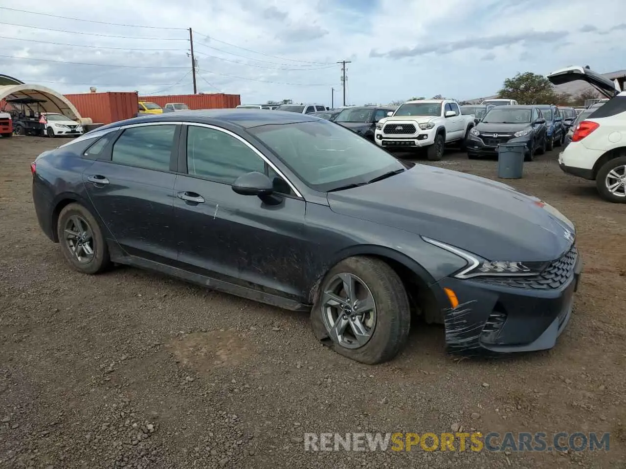 4 fotografías del automóvil dañado 5XXG14J27PG209070 KIA K5 2023