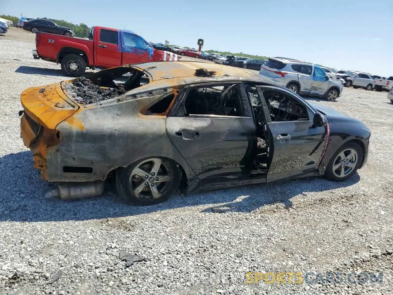 3 fotografías del automóvil dañado 5XXG14J28PG180646 KIA K5 2023