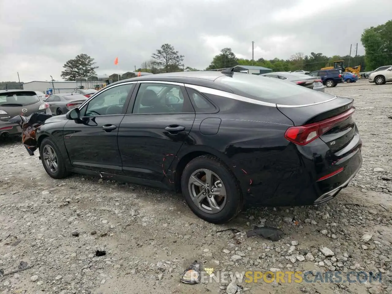 2 fotografías del automóvil dañado 5XXG14J29PG208602 KIA K5 2023