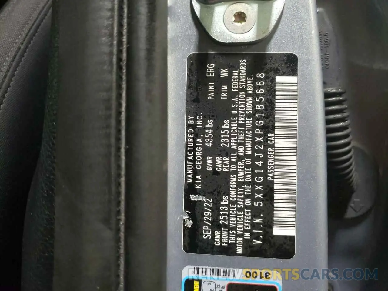 13 fotografías del automóvil dañado 5XXG14J2XPG185668 KIA K5 2023