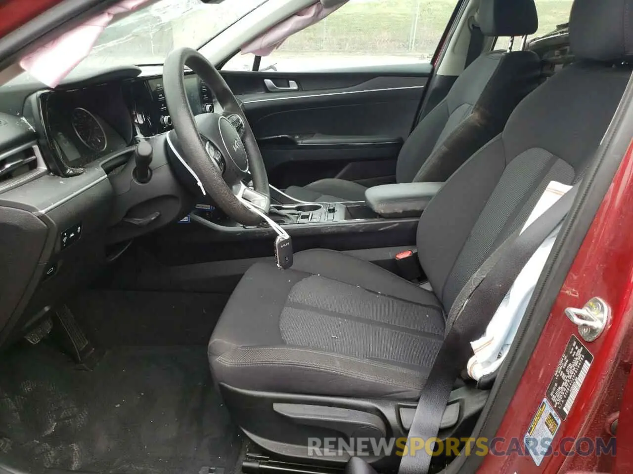 7 fotografías del automóvil dañado 5XXG14J2XPG194788 KIA K5 2023