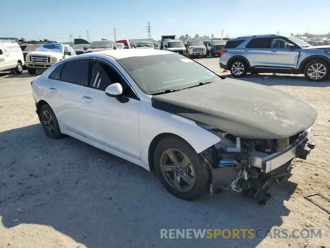 4 fotografías del automóvil dañado 5XXG14J2XPG195018 KIA K5 2023