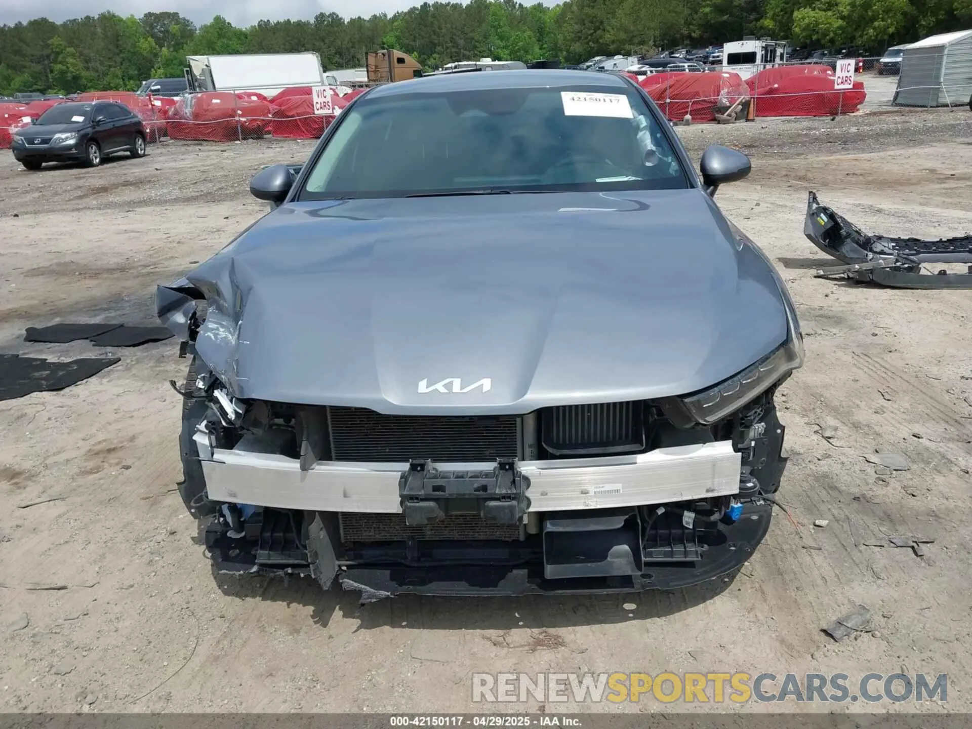 13 fotografías del automóvil dañado 5XXG14J2XPG216370 KIA K5 2023