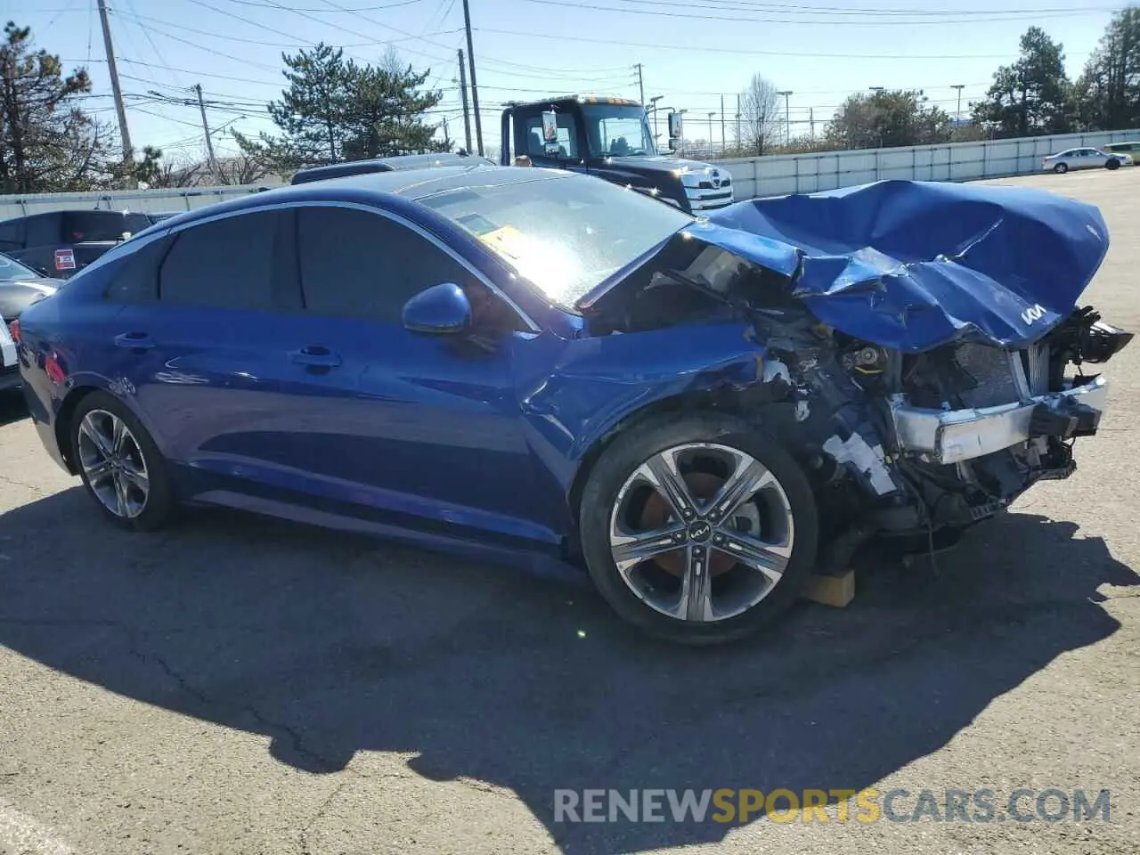 4 fotografías del automóvil dañado 5XXG34J20PG220518 KIA K5 2023