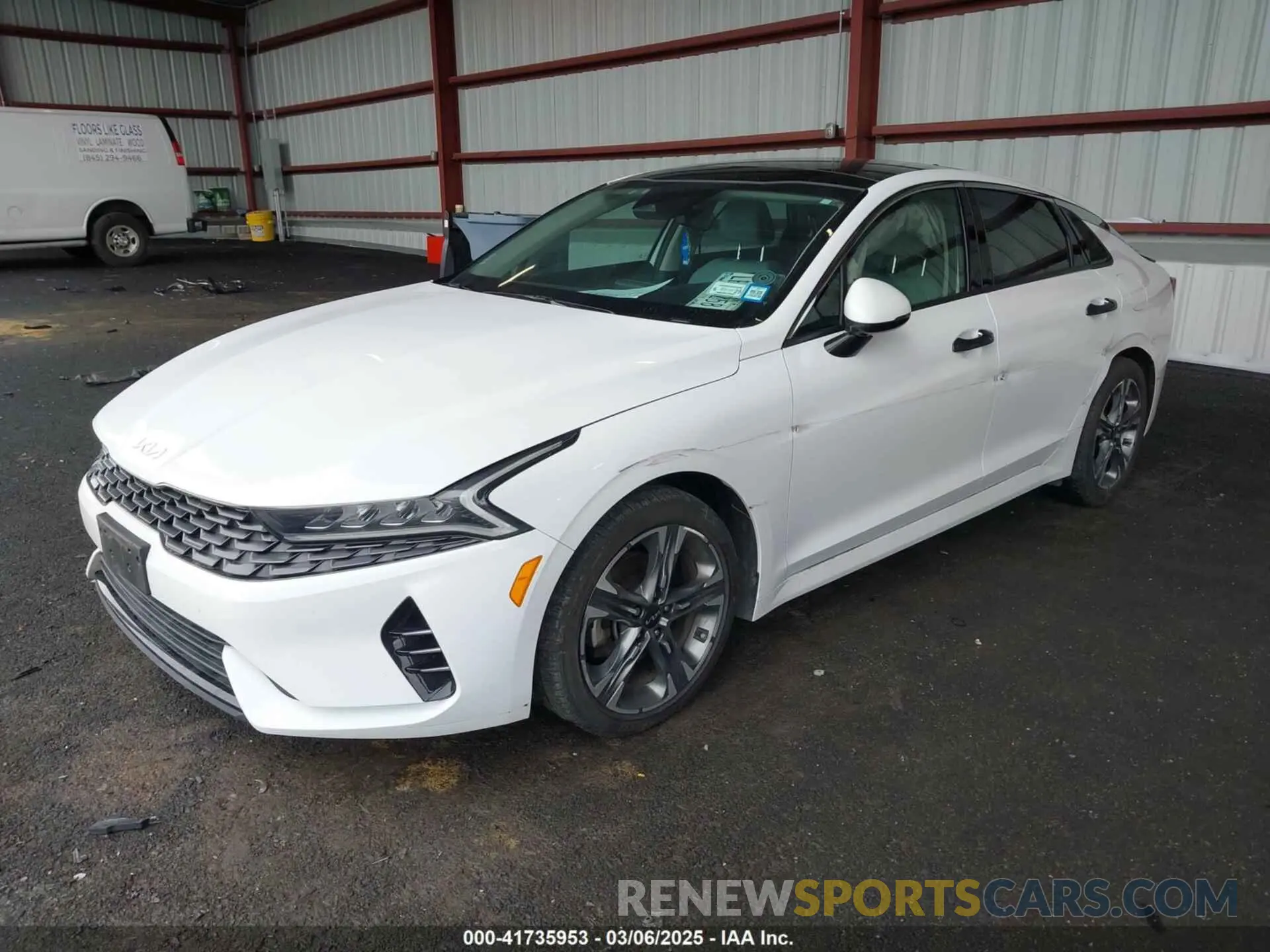 2 fotografías del automóvil dañado 5XXG34J25PG223382 KIA K5 2023