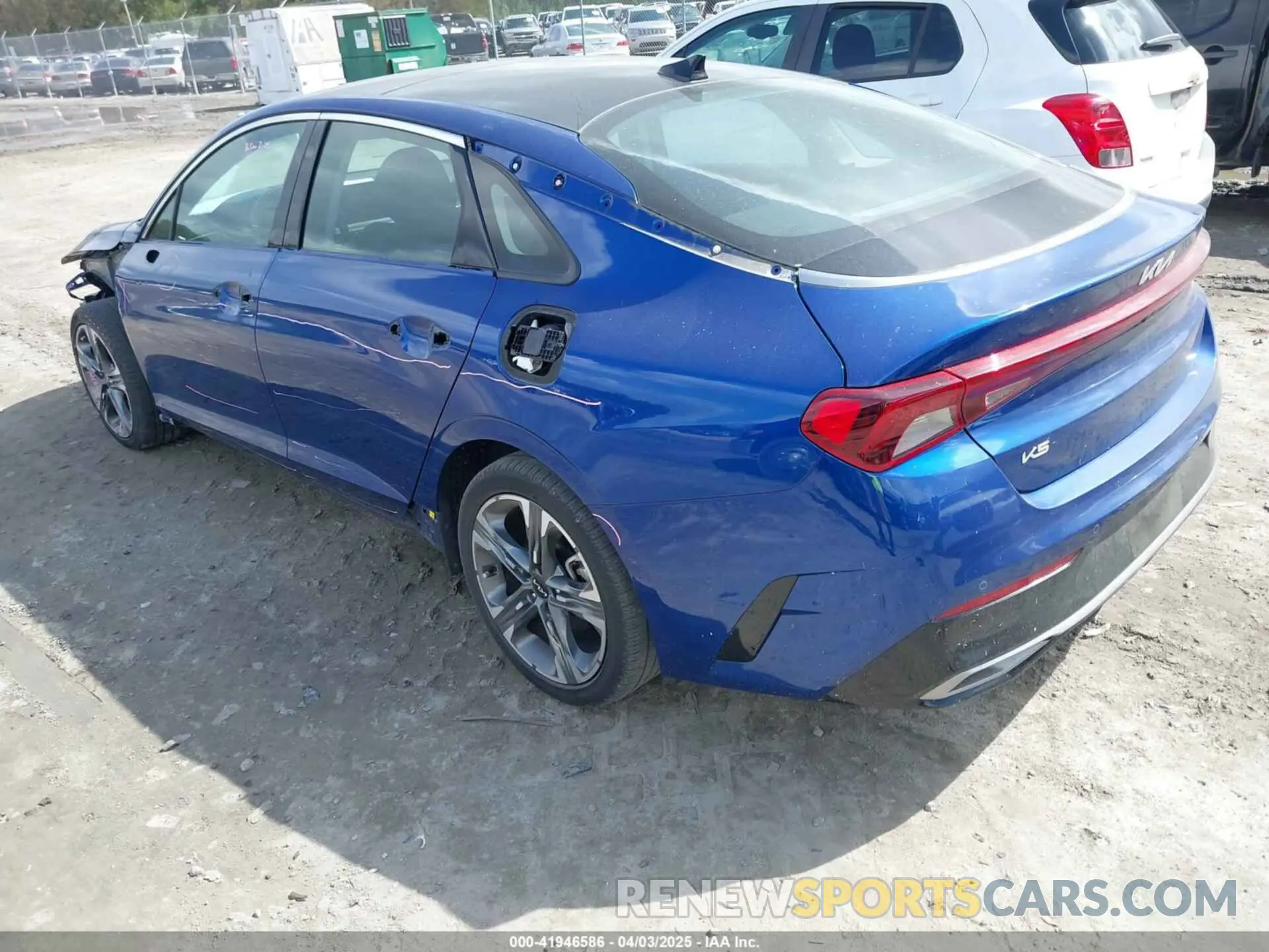 3 fotografías del automóvil dañado 5XXG34J27PG176727 KIA K5 2023