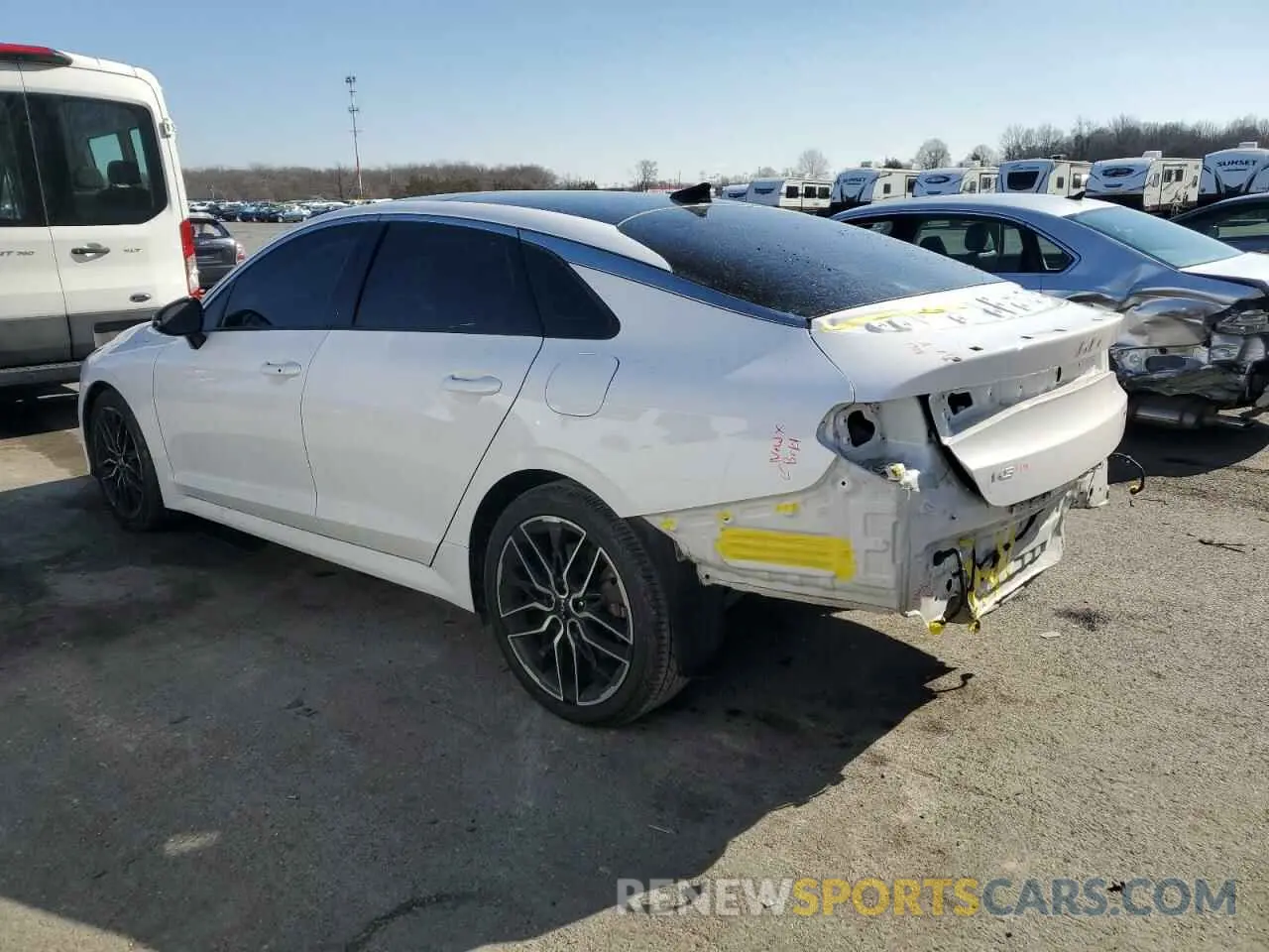 2 fotografías del automóvil dañado 5XXG44J81PG170777 KIA K5 2023