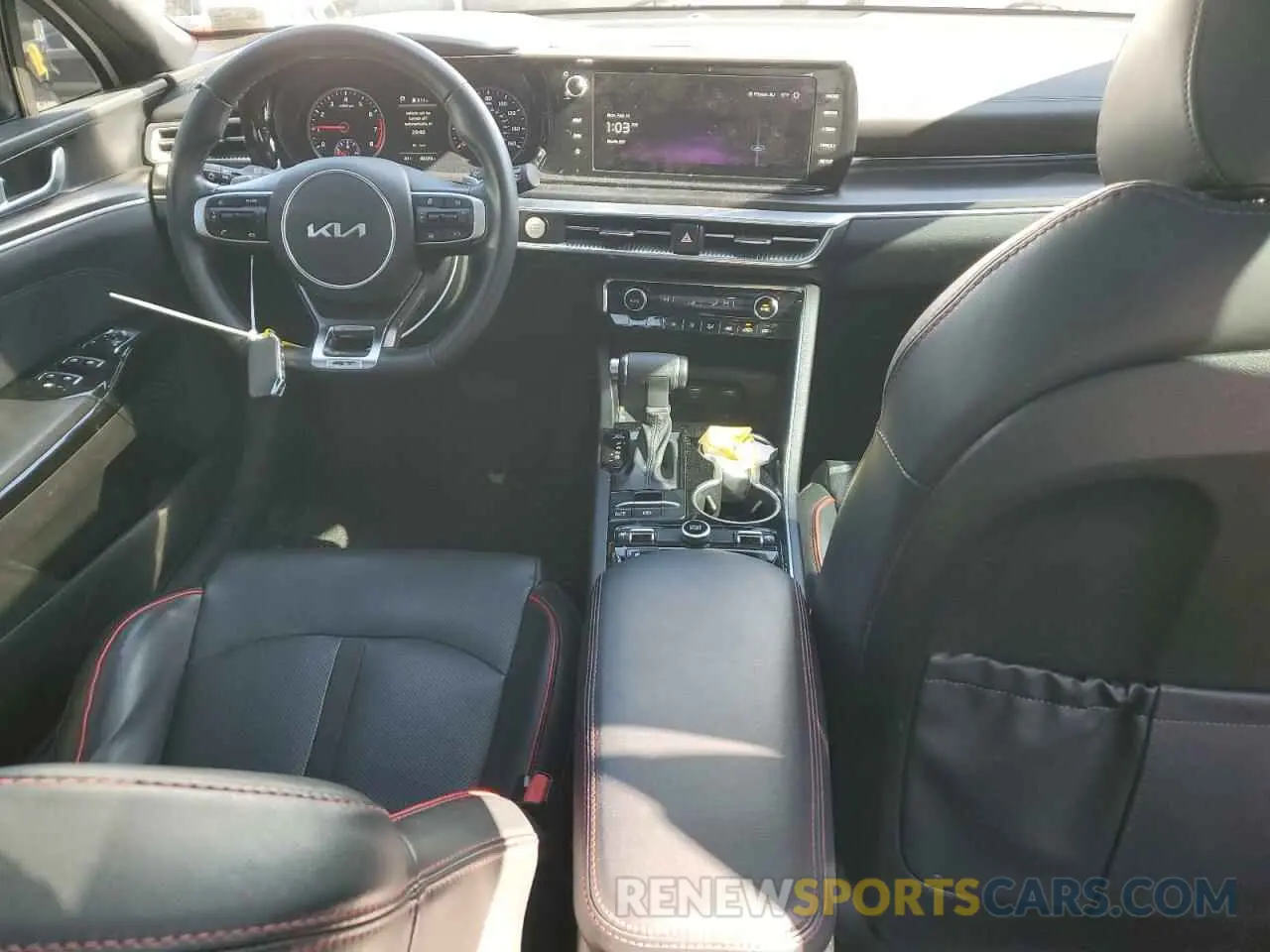 8 fotografías del automóvil dañado 5XXG44J81PG170777 KIA K5 2023