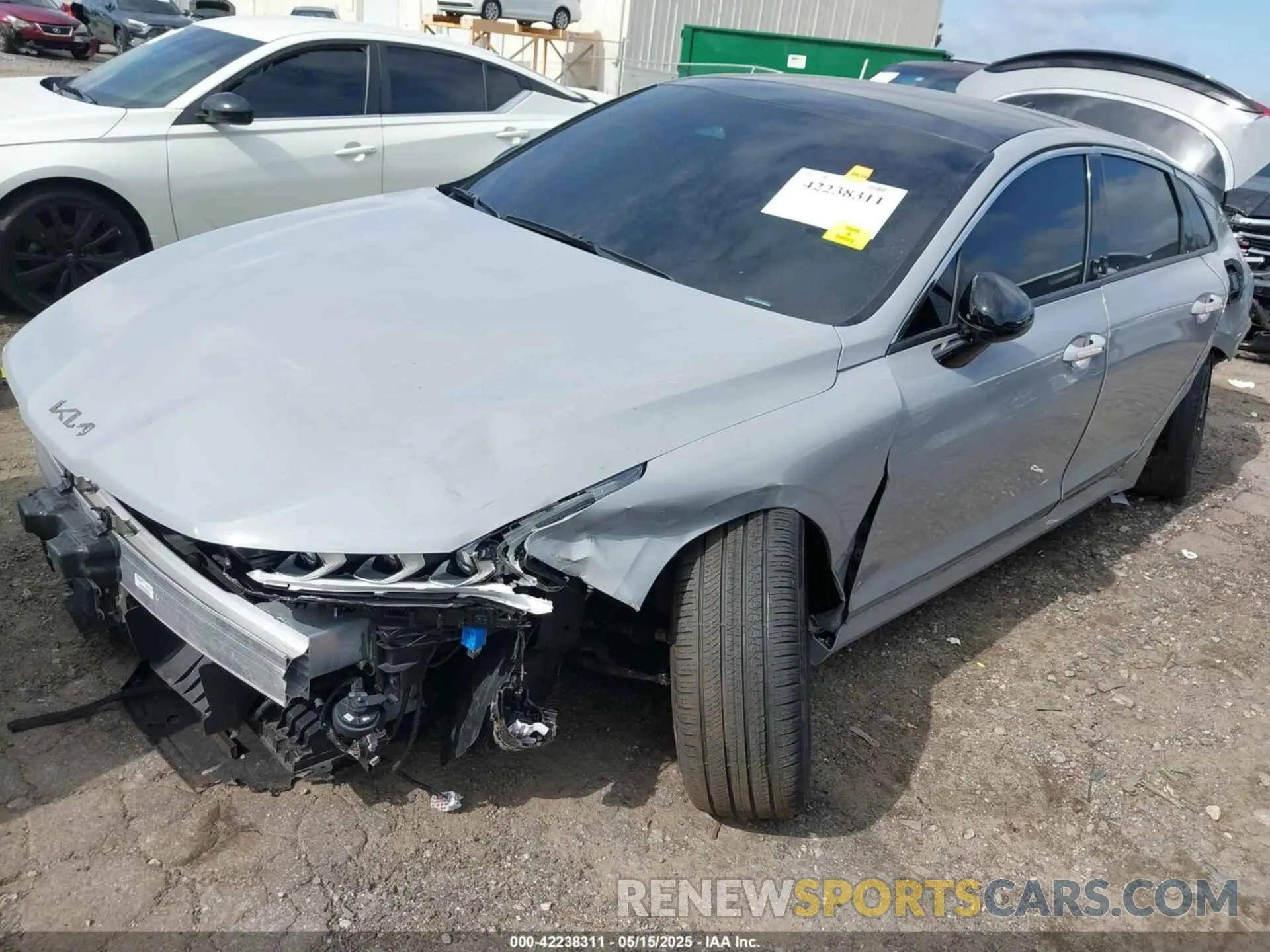 2 fotografías del automóvil dañado 5XXG44J87PG185705 KIA K5 2023