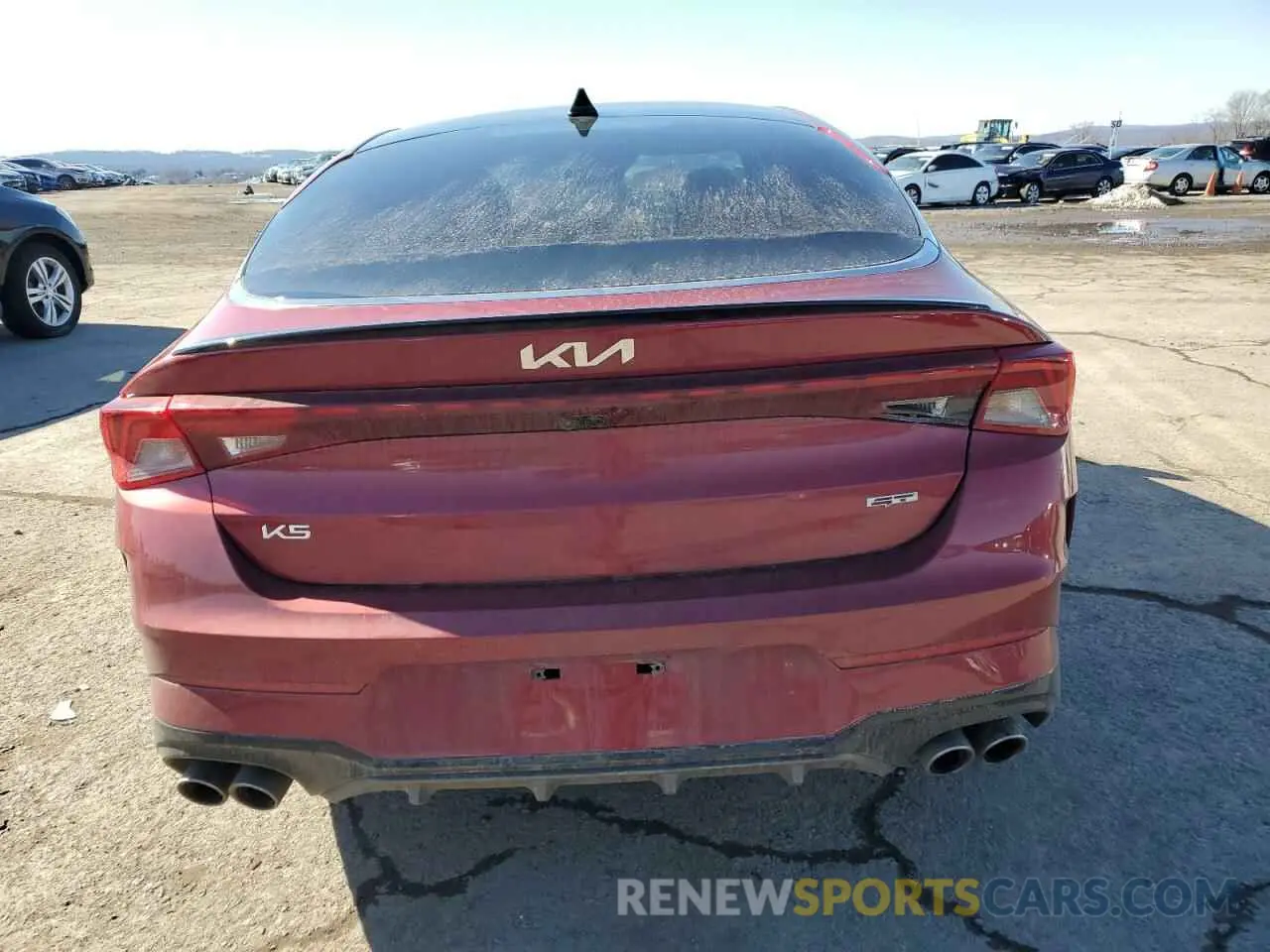 6 fotografías del automóvil dañado 5XXG44J8XPG172978 KIA K5 2023