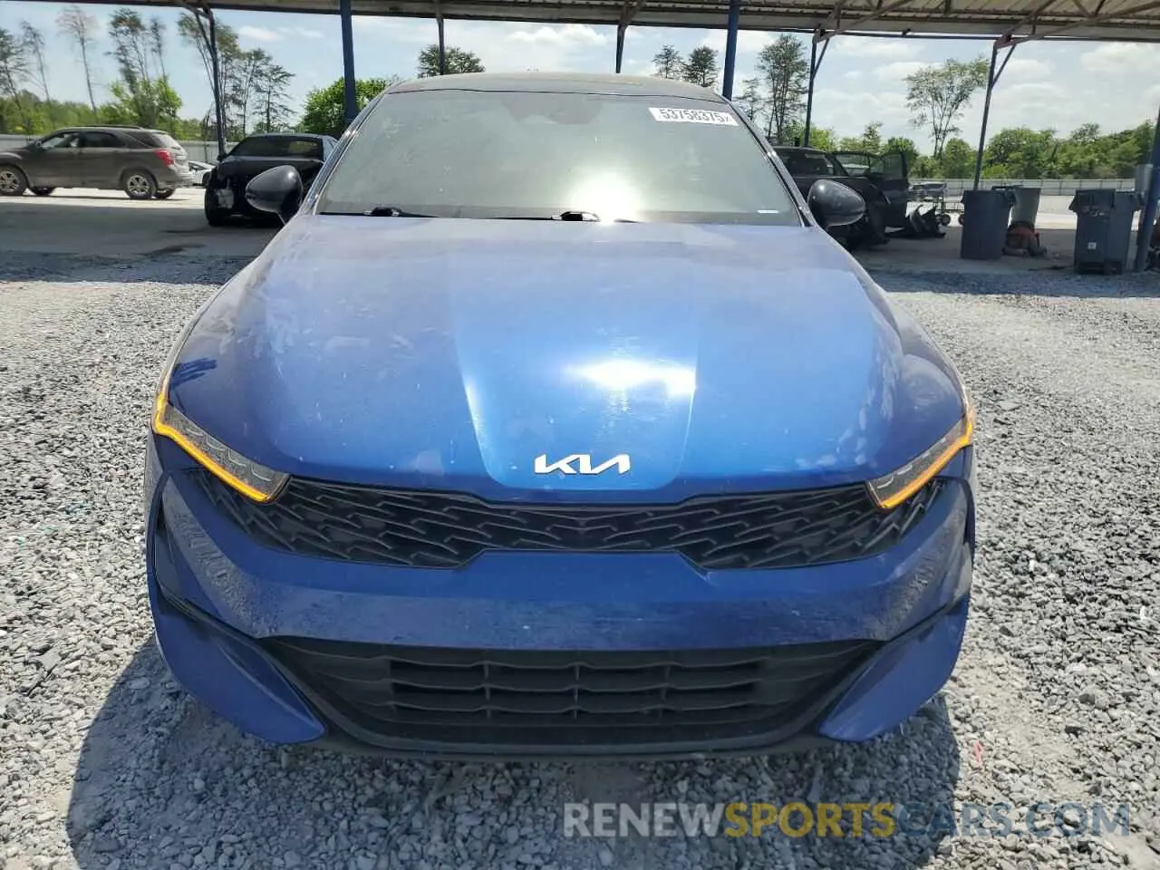 5 fotografías del automóvil dañado 5XXG44J8XPG176528 KIA K5 2023