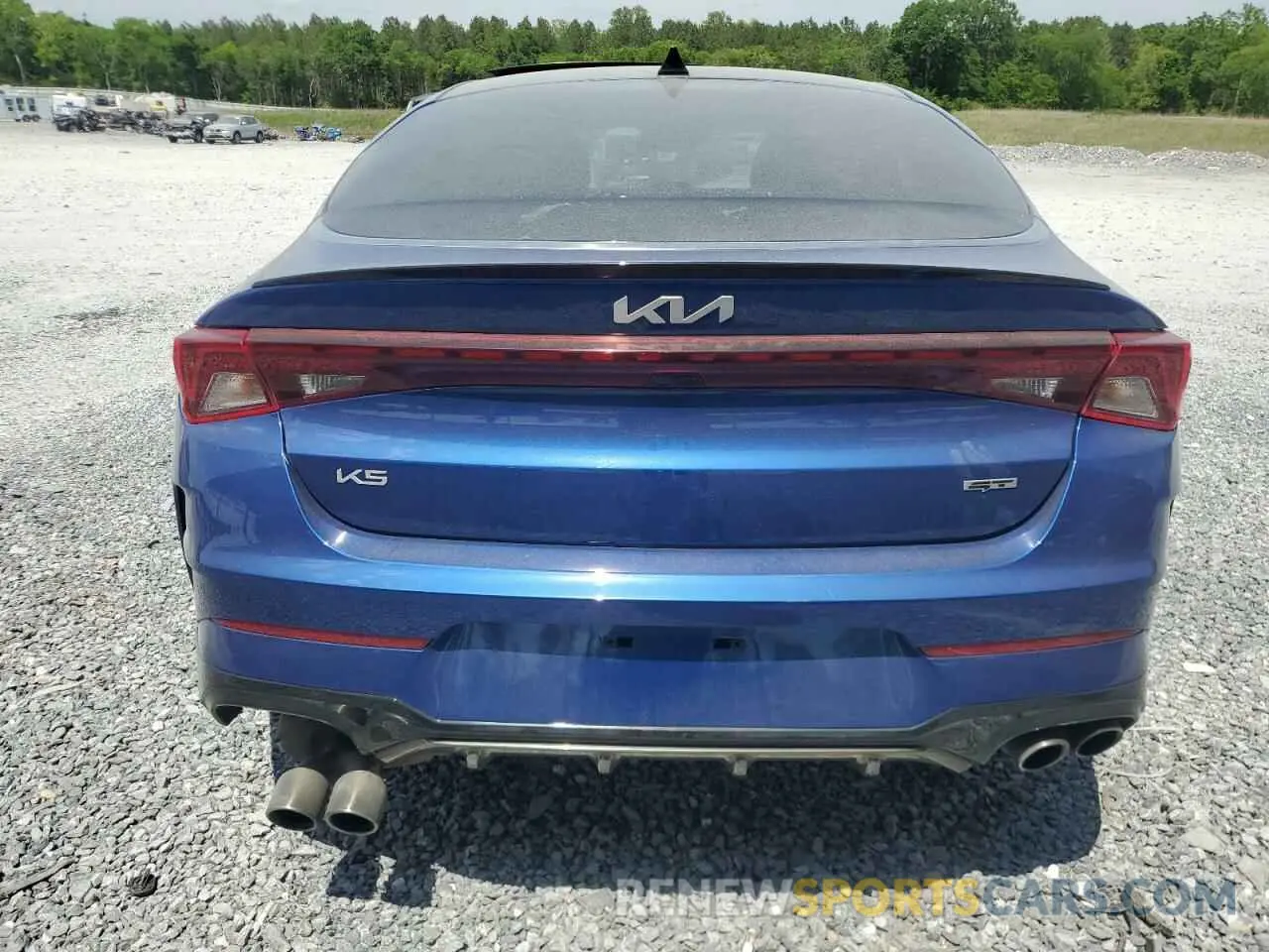 6 fotografías del automóvil dañado 5XXG44J8XPG176528 KIA K5 2023