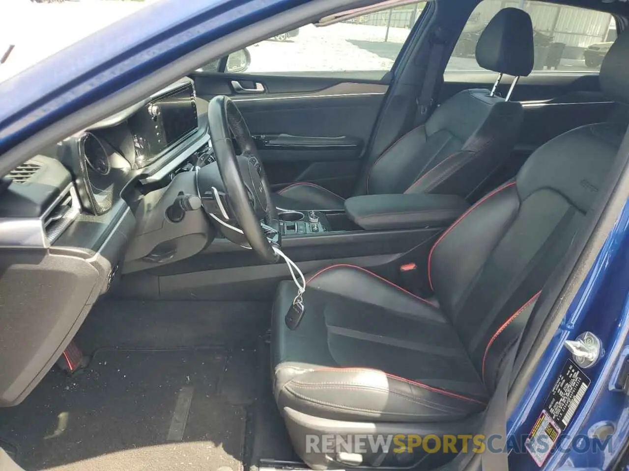 7 fotografías del automóvil dañado 5XXG44J8XPG176528 KIA K5 2023