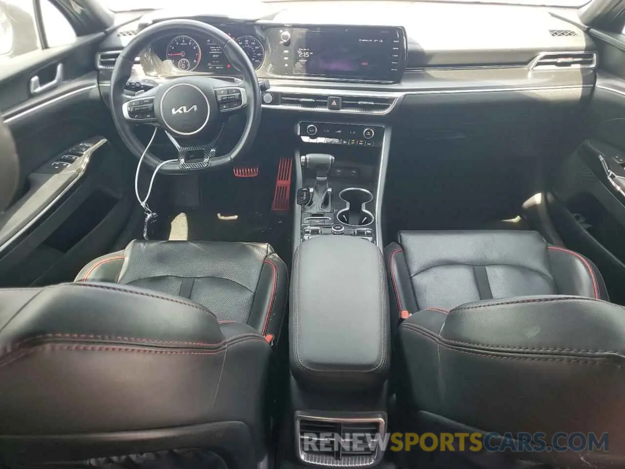 8 fotografías del automóvil dañado 5XXG44J8XPG176528 KIA K5 2023
