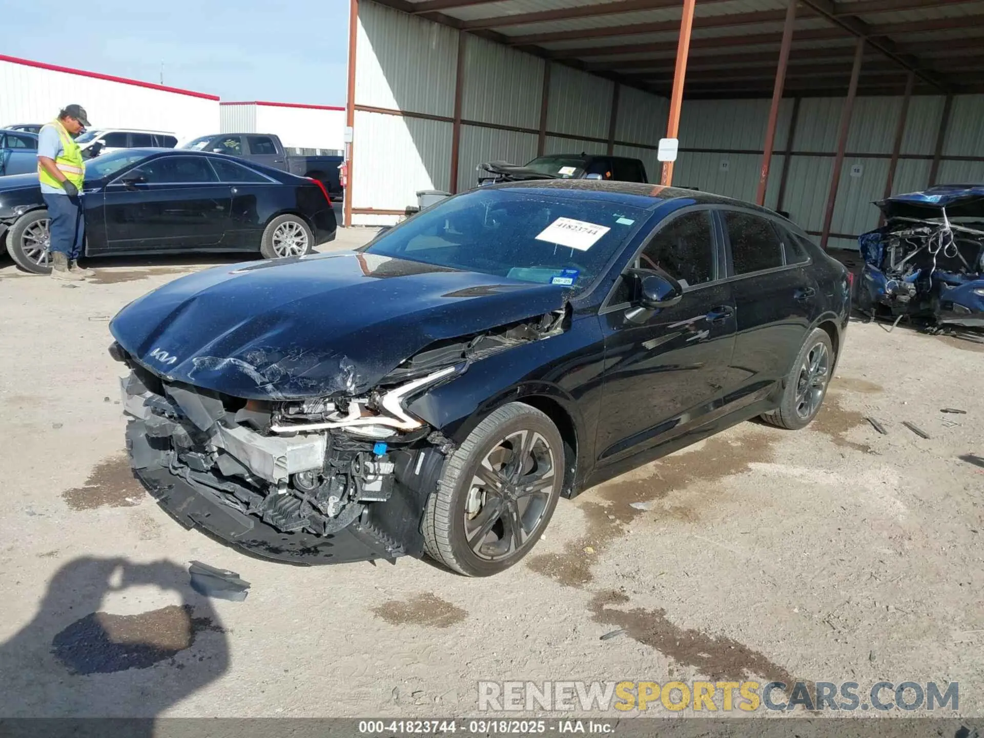 2 fotografías del automóvil dañado 5XXG64J20PG168315 KIA K5 2023