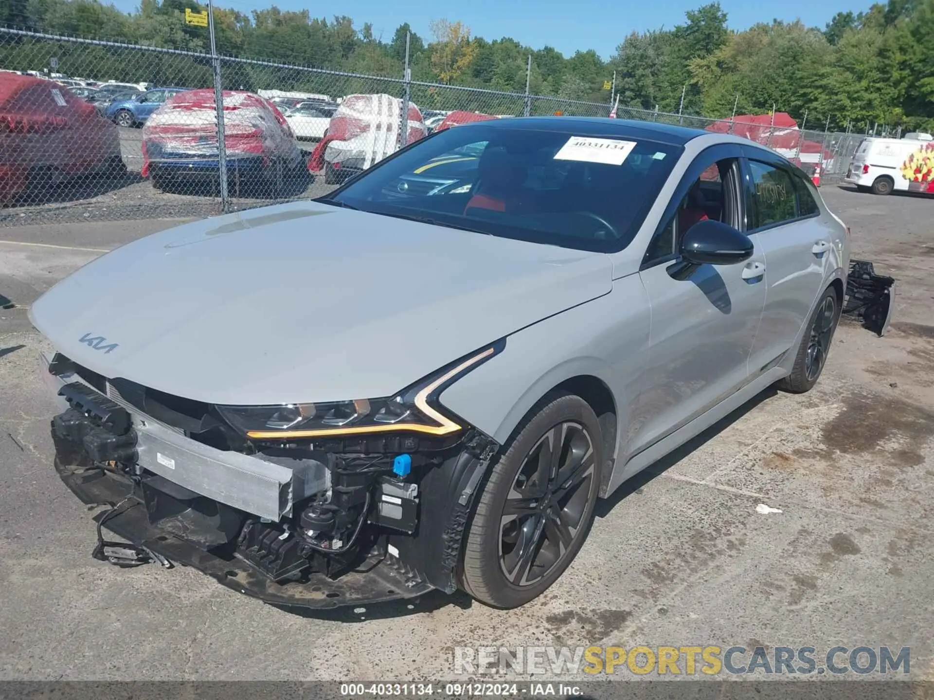2 fotografías del automóvil dañado 5XXG64J22PG183172 KIA K5 2023