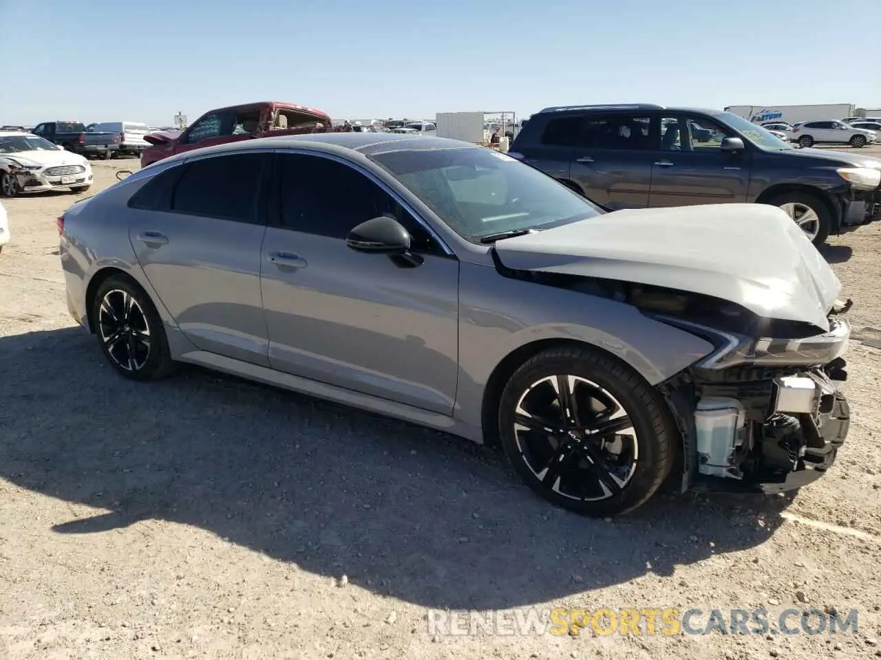 4 fotografías del automóvil dañado 5XXG64J22PG188744 KIA K5 2023
