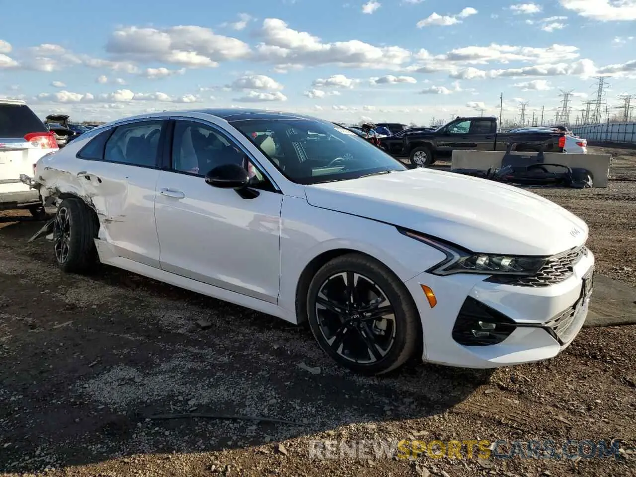 4 fotografías del automóvil dañado 5XXG64J22PG224027 KIA K5 2023