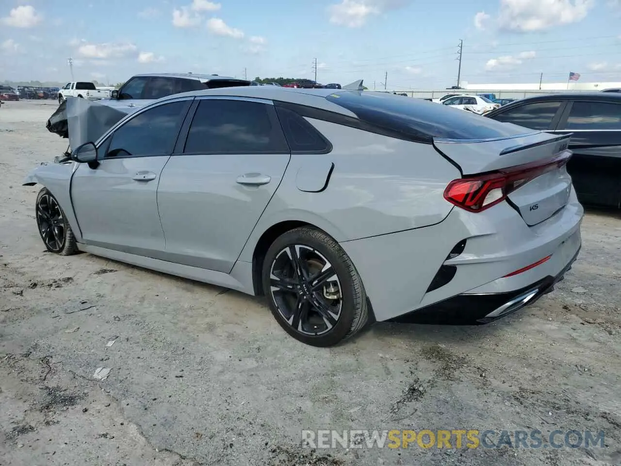 2 fotografías del automóvil dañado 5XXG64J23PG216728 KIA K5 2023