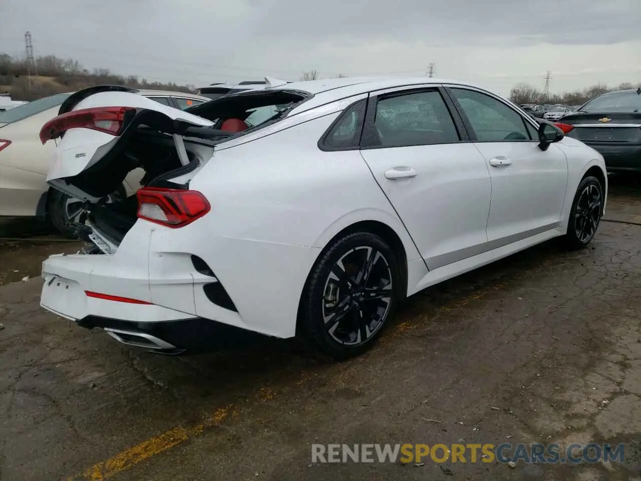 3 fotografías del automóvil dañado 5XXG64J23PG223534 KIA K5 2023
