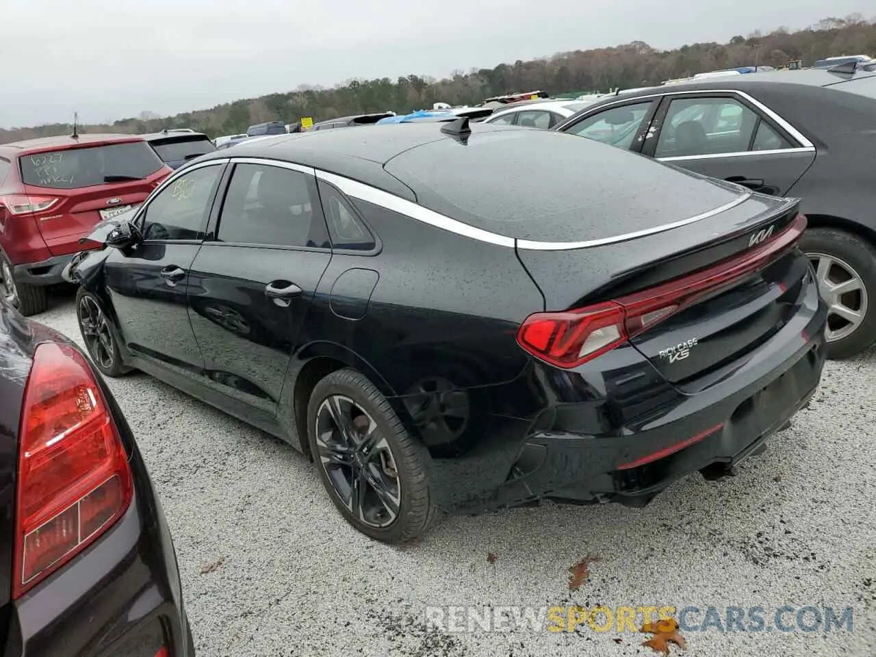 2 fotografías del automóvil dañado 5XXG64J24PG204717 KIA K5 2023