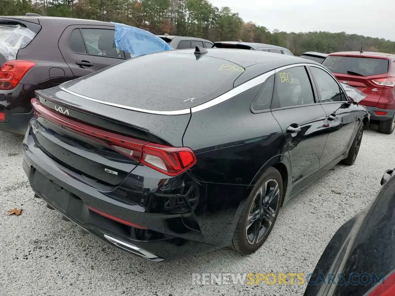 3 fotografías del automóvil dañado 5XXG64J24PG204717 KIA K5 2023