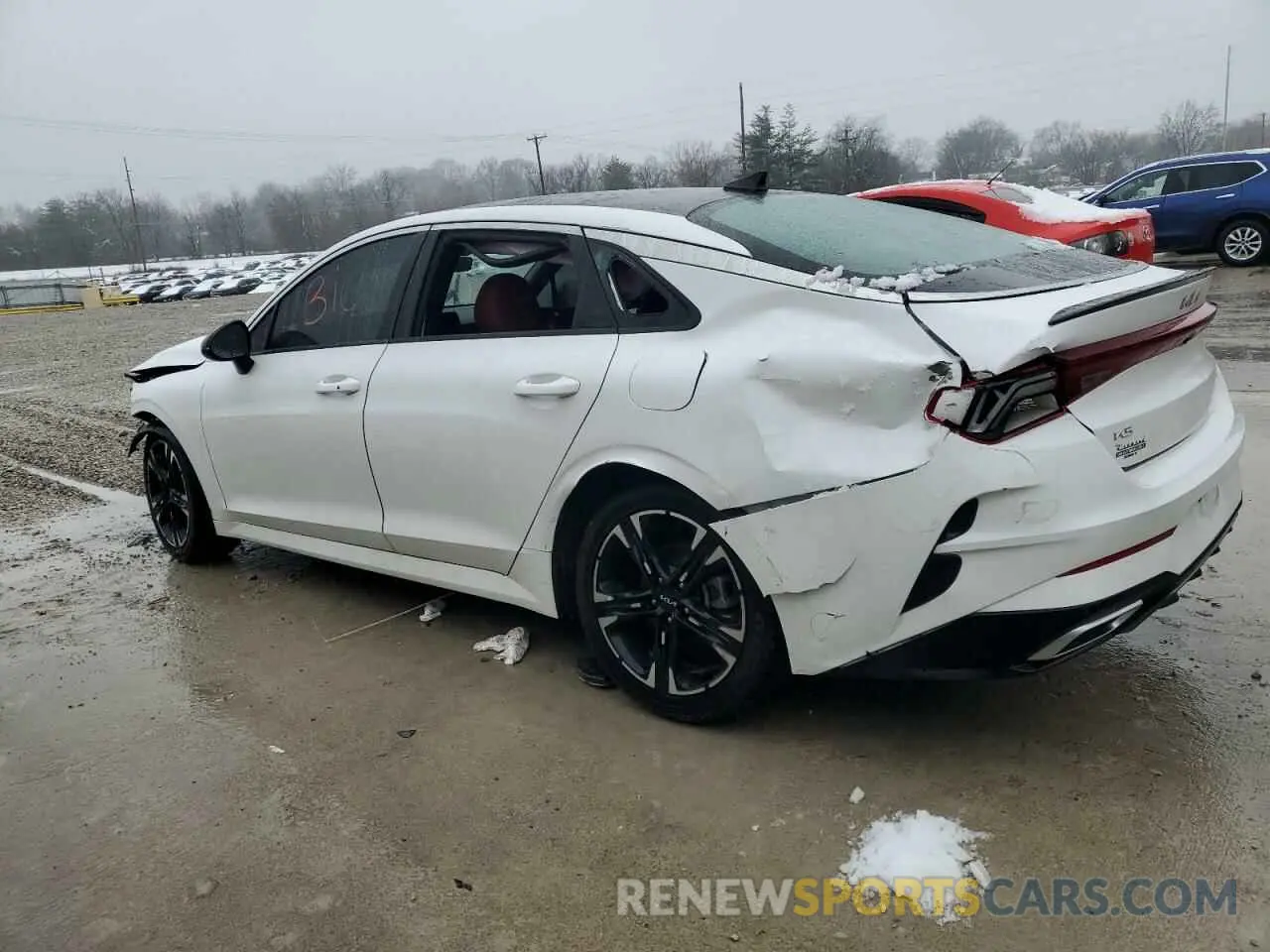2 fotografías del automóvil dañado 5XXG64J24PG209027 KIA K5 2023